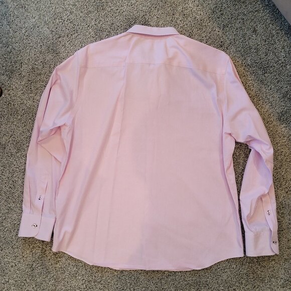 **Men's Untuckit Pink white Pinstripe Button down Shirt XX- Large, Nice *** - Picture 2 of 11